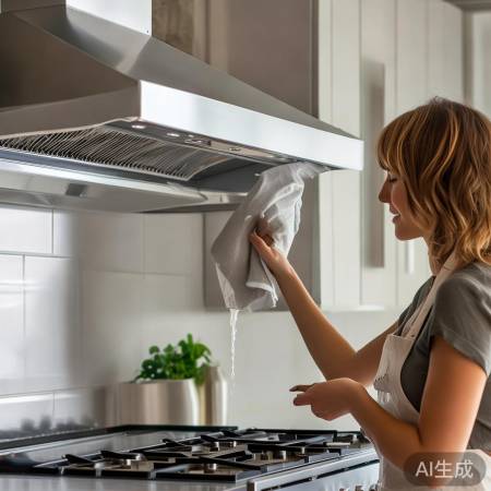 “炒菜后，先关油烟机，再擦拭。