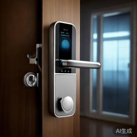 智能指纹锁，安全防盗报警