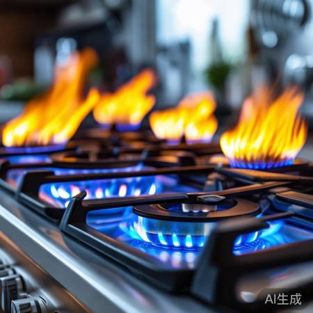 燃气灶火力关键，适中为佳