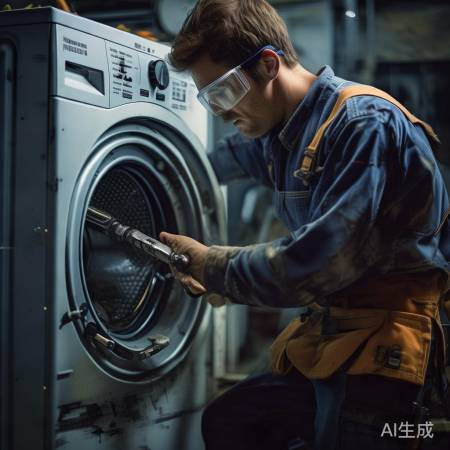 洗衣机螺栓拆卸指南