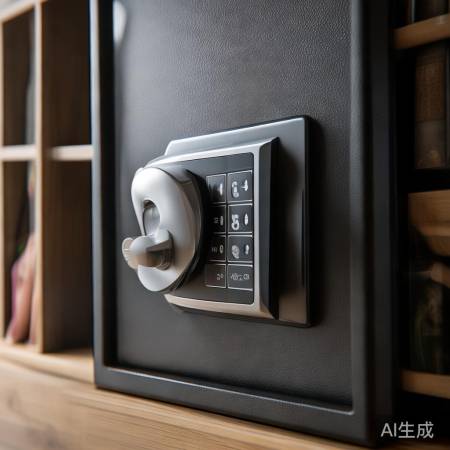 “密码锁藏保险柜，防偷技巧。”