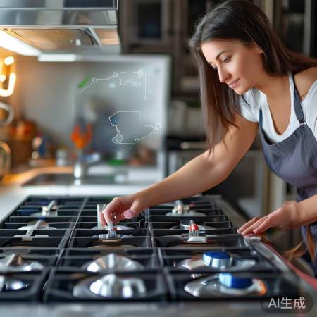 燃气灶定期检查，安全第一