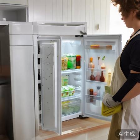 冰箱有味或霉点，需清洗