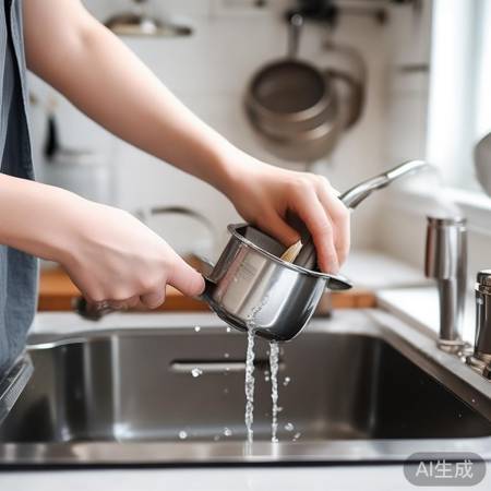 轻柔刷洗，勿损内胆