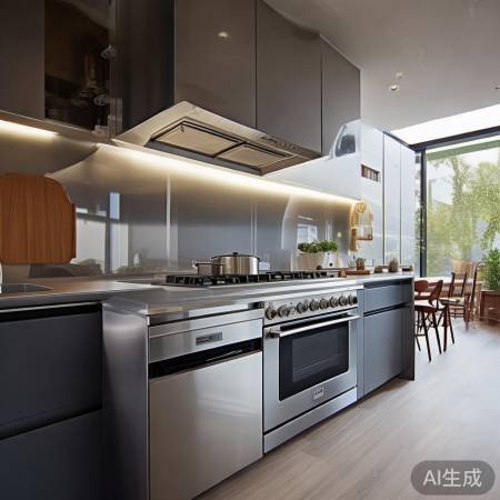 油烟机直排室外，空气质量佳