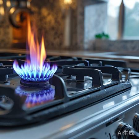 燃气灶用完关阀门，清洁防火灾