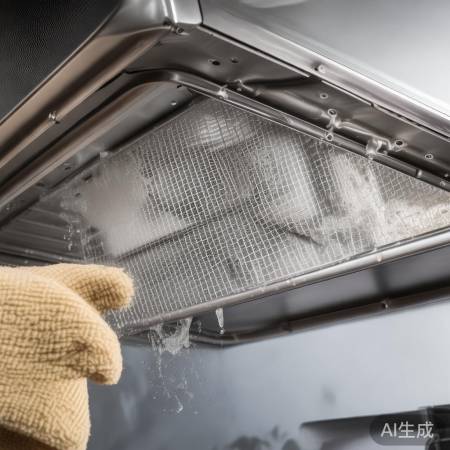 清洗油烟机内部油污