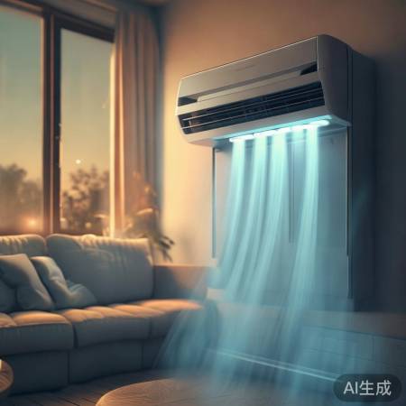 空调吹来自然风