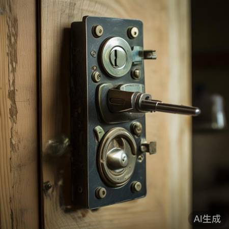 老式指纹锁可钥匙开启