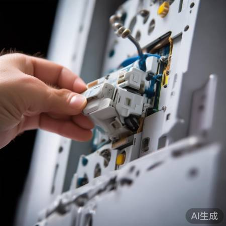 安装新开关，注意力度