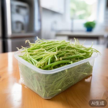 “豆芽冷藏，远离冰箱门”