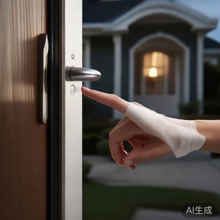 指纹受损，备用钥匙备好