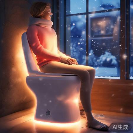 冬季马桶暖座圈，温暖如春