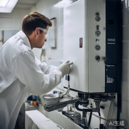 壁挂炉补水至标准线