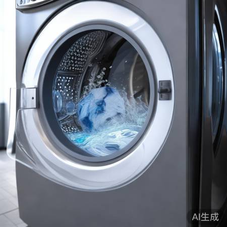 滚筒洗衣机，模拟手洗，环保但耗