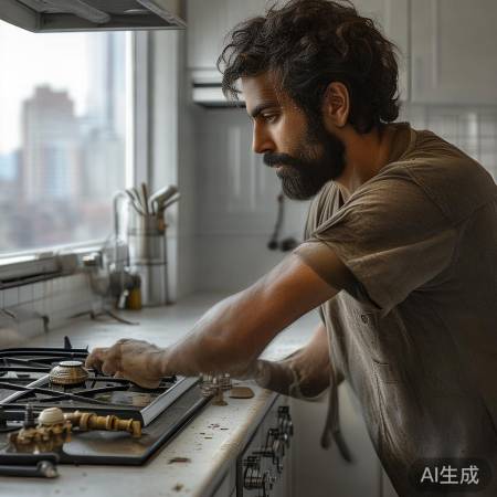 燃气灶安装，成就感满满