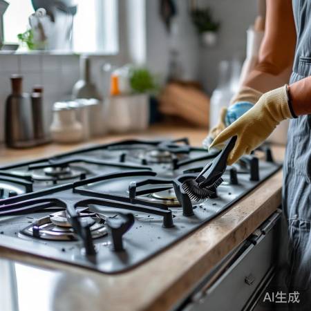 燃气灶除黑小窍门