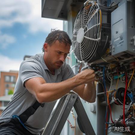 空调安装维修不易