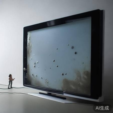 “潮湿或散热孔堵致电视霉斑”