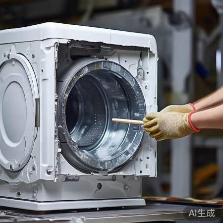 美的洗衣机拆装清洗