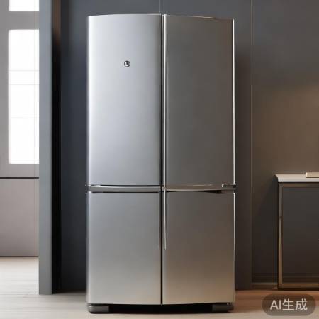 现代冰箱，银色风景线