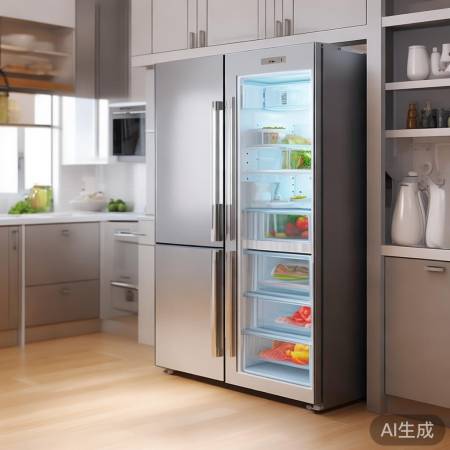 “大容量冰箱，分区人性，食物分