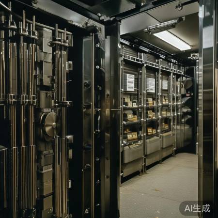 银行保险柜：安全存放贵重物品
