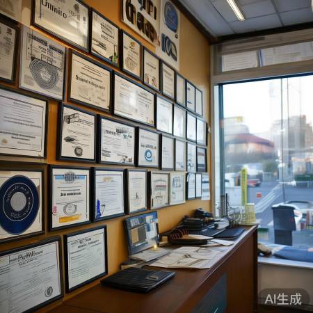 查看营业执照和资质证书