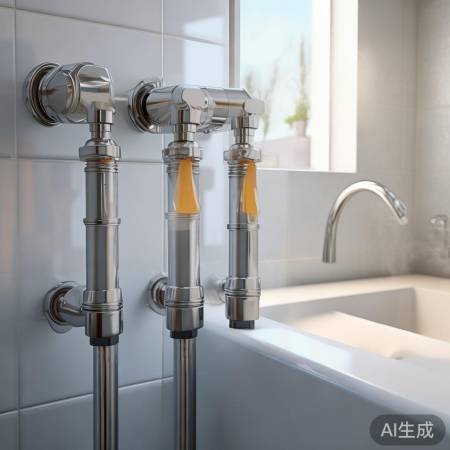 冷水热水阀，调节水温，多热水器