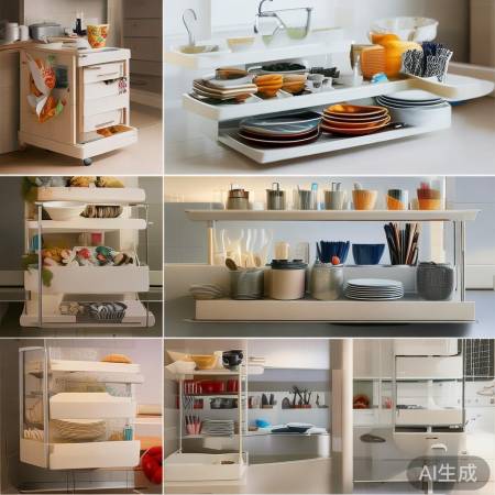 可调层架，方便清洁