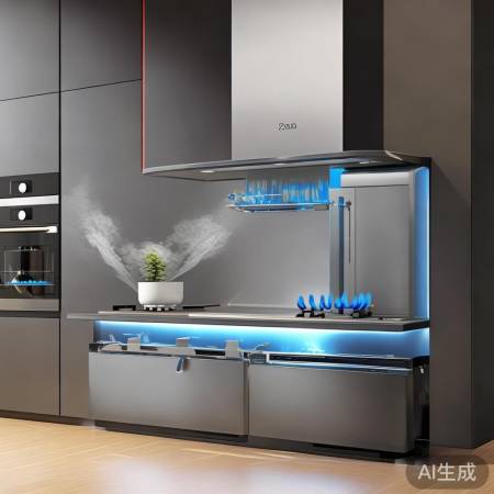 多功能燃气集成灶，厨房神器