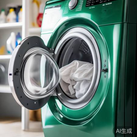 绿色洗衣机，减少磨损，衣物更清