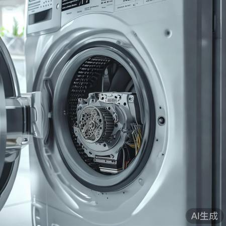 洗衣机电机噪音，似跑步心跳