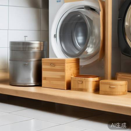 茶叶盒可否洗衣机收纳看材质