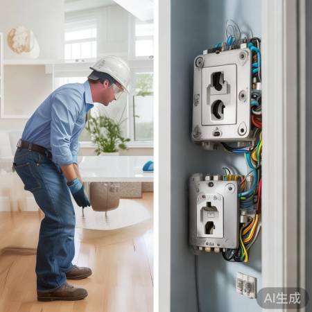 正规插座，专业电工安装