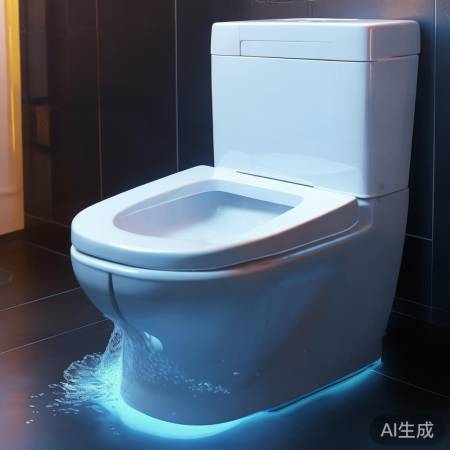 智能马桶，自然和谐冲水声