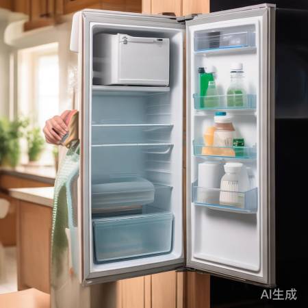 “冰箱清洁，消除异味源头”