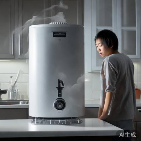 热水使用，留意异常，急停电源