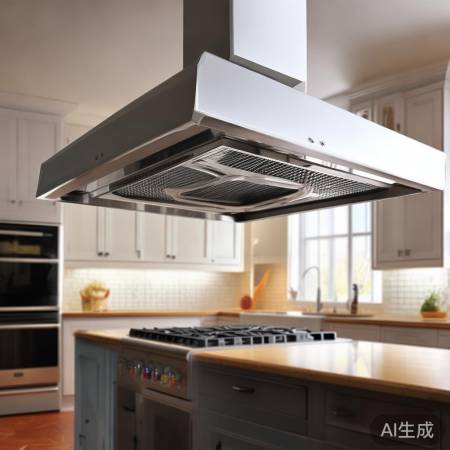 顶吸式油烟机：传统大气，清洗不