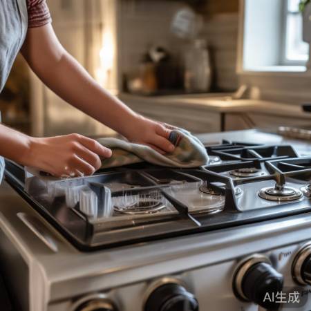 燃气灶定期清洁