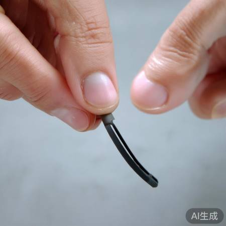 “皮筋套入旋钮槽”