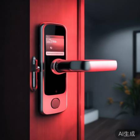 智能锁未关警示，安全提醒。