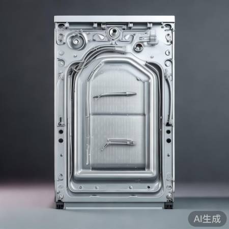 洗衣机背接单向泵口