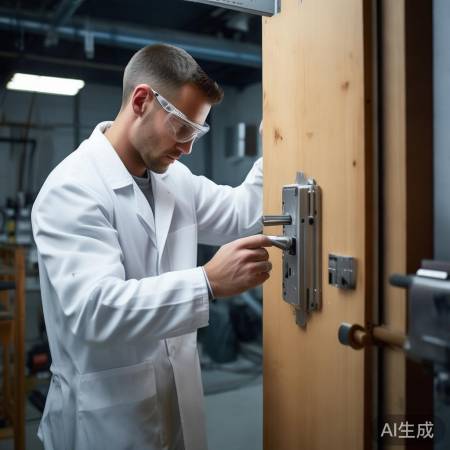 安装锁具步骤完成