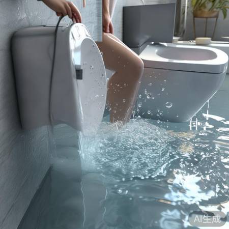 壁挂马桶防反水，安心洗浴无忧