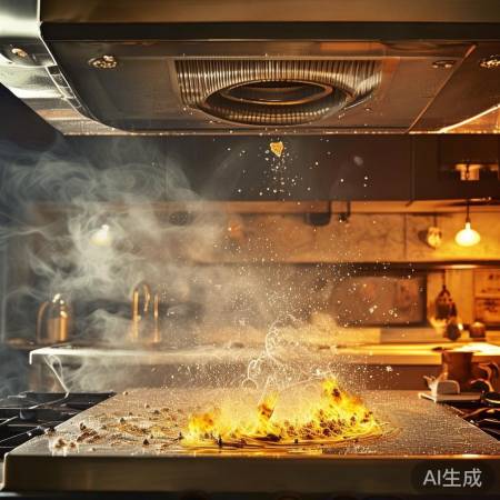 油烟机吸油小怪兽