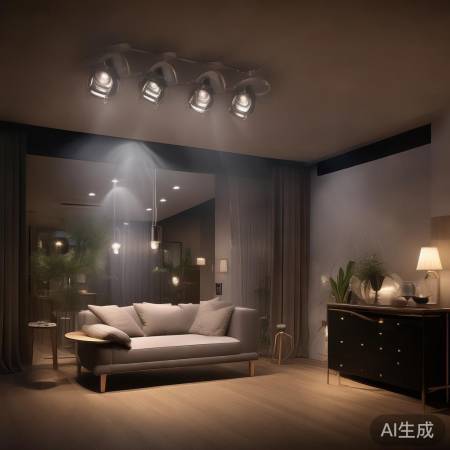 中央空调房射灯技巧装