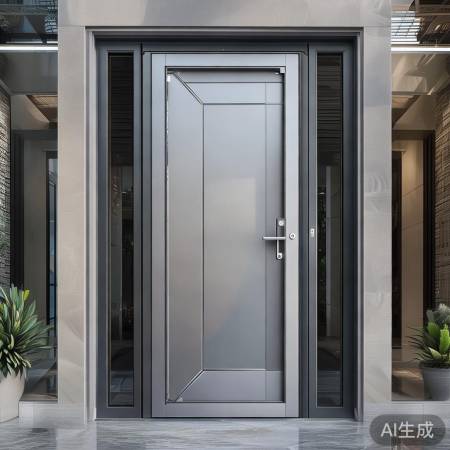 华帝高端防盗门，安全设计感佳