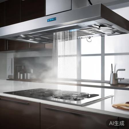 老板油烟机自动清洗，杀菌除油渍