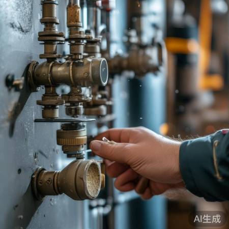 检查壁挂炉阀门